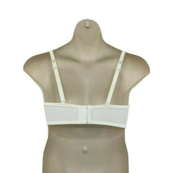 Cacique Womens Bra Plunge Smooth Convertible Straps 38DD White Lane Bryant - Picture 2 of 7